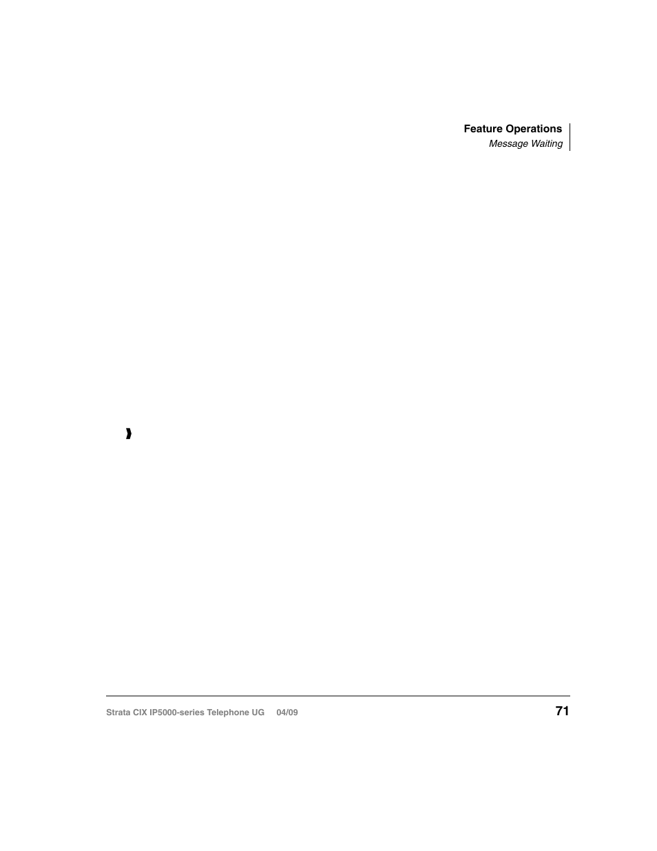 Turning on/off mw led on another extension | Toshiba Strata CIX IP5000-UG-VB User Manual | Page 89 / 216