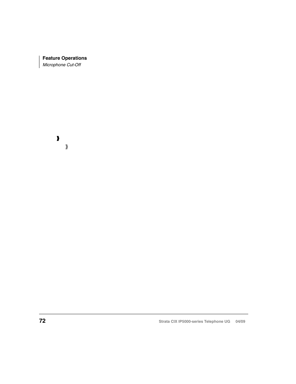 Microphone cut-off | Toshiba Strata CIX IP5000-UG-VB User Manual | Page 90 / 216