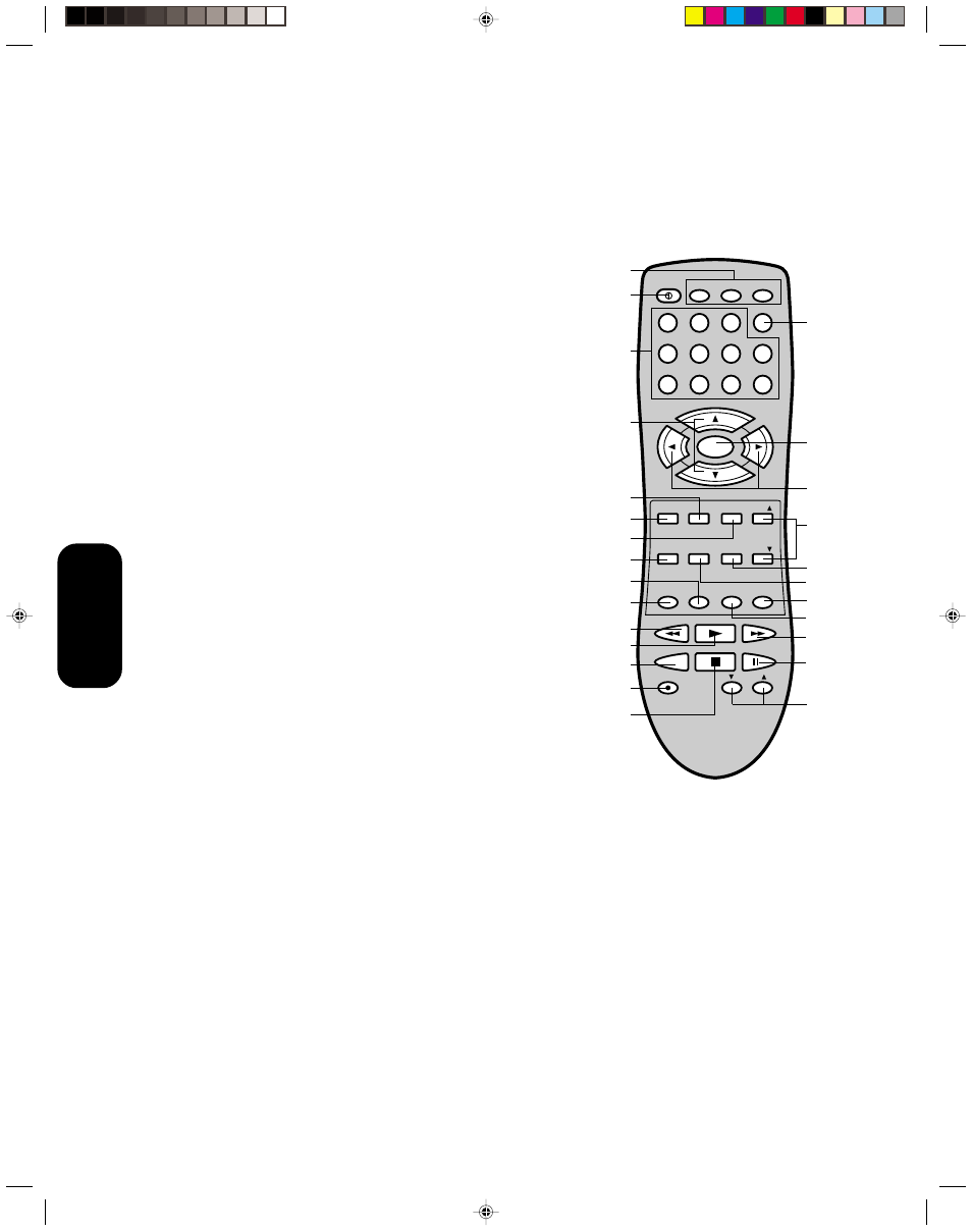 Learning about the remote control | Toshiba Color Television 14AF42 User Manual | Page 12 / 36