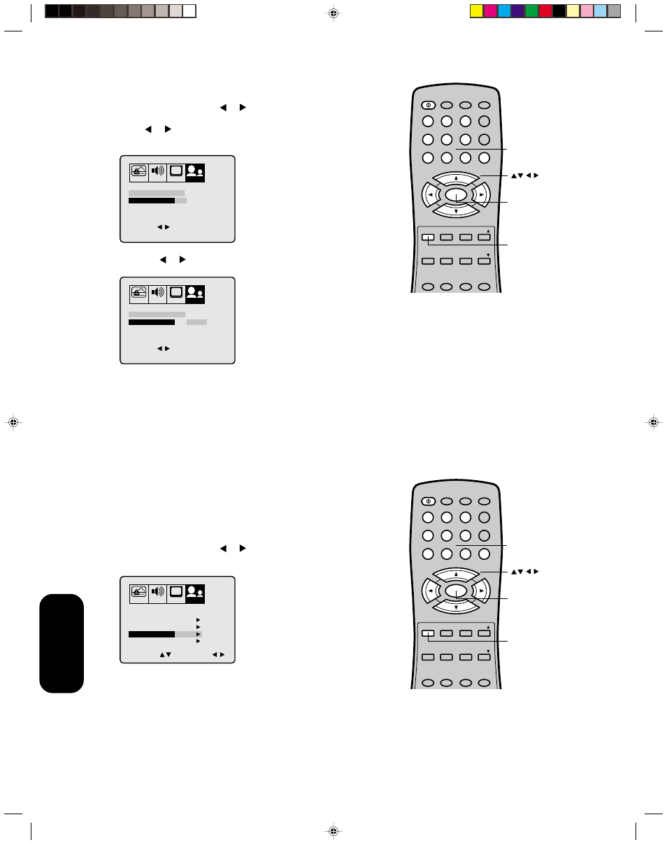 Using the v-chip (parental control) feature, Selecting a pin code, Using the tv ’s features | Toshiba Color Television 14AF42 User Manual | Page 16 / 36