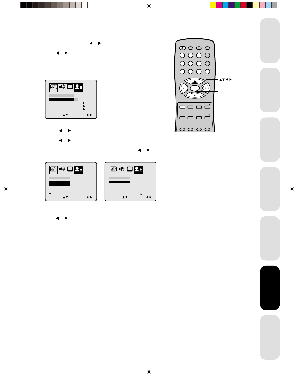 Using the tv ’s features | Toshiba Color Television 14AF42 User Manual | Page 19 / 36