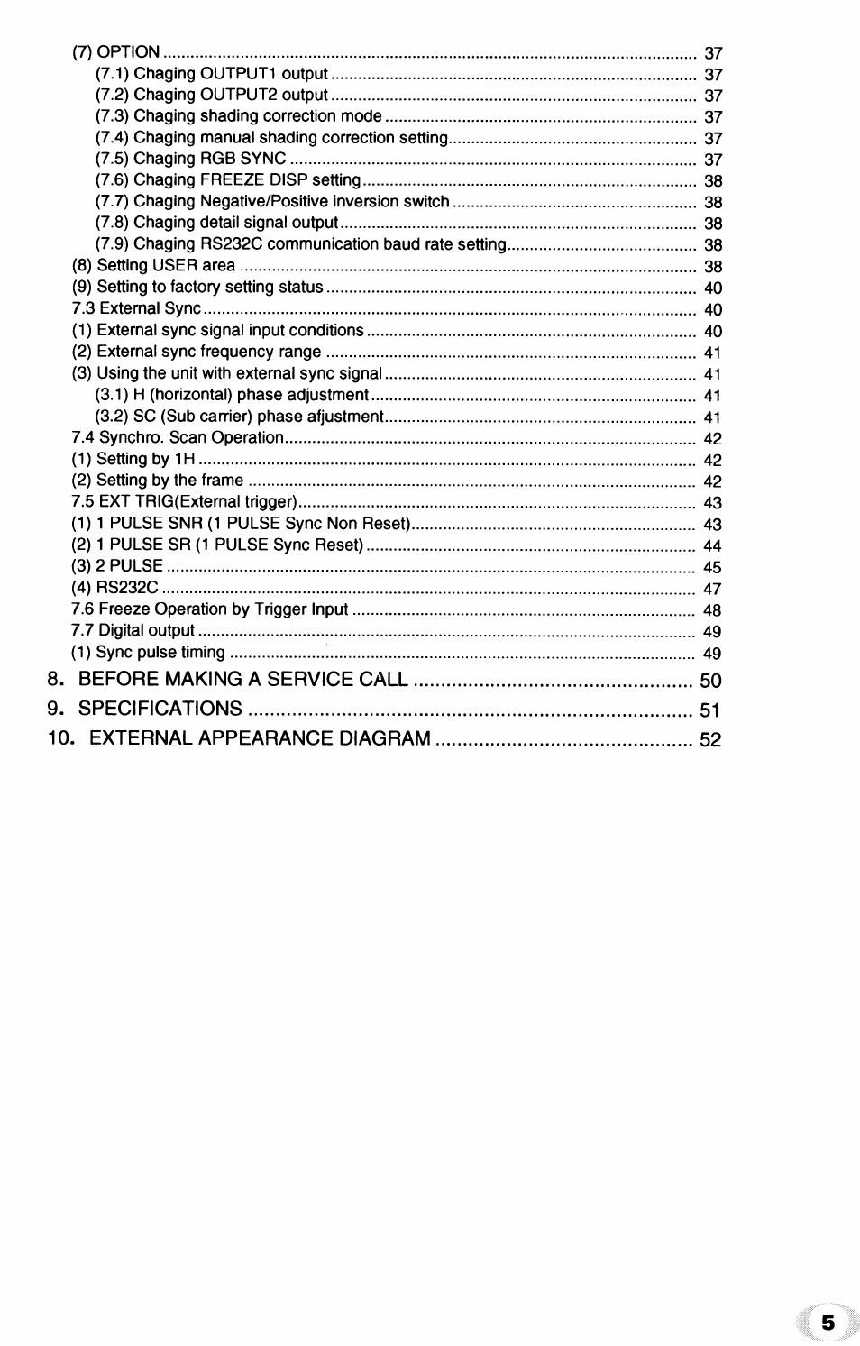 Toshiba IK - TU51CU User Manual | Page 5 / 53