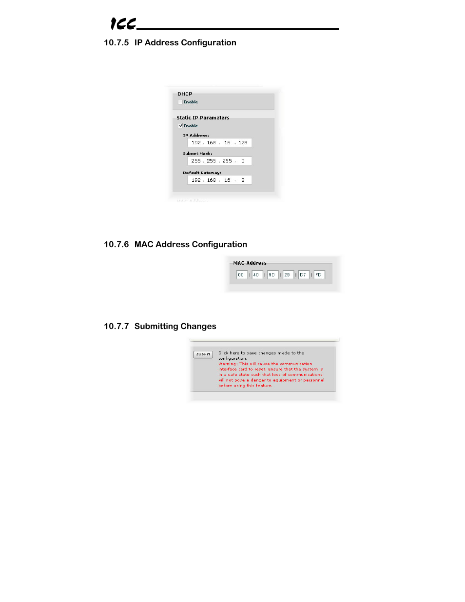 Toshiba ICC Multiprotocol Ethernet Interface ASD-G9ETH User Manual | Page 39 / 100
