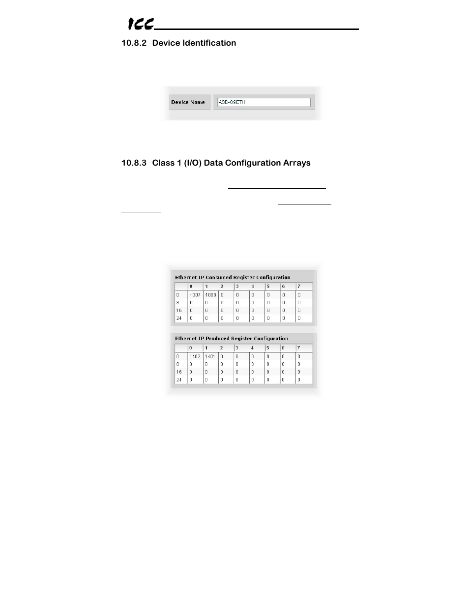 Toshiba ICC Multiprotocol Ethernet Interface ASD-G9ETH User Manual | Page 42 / 100