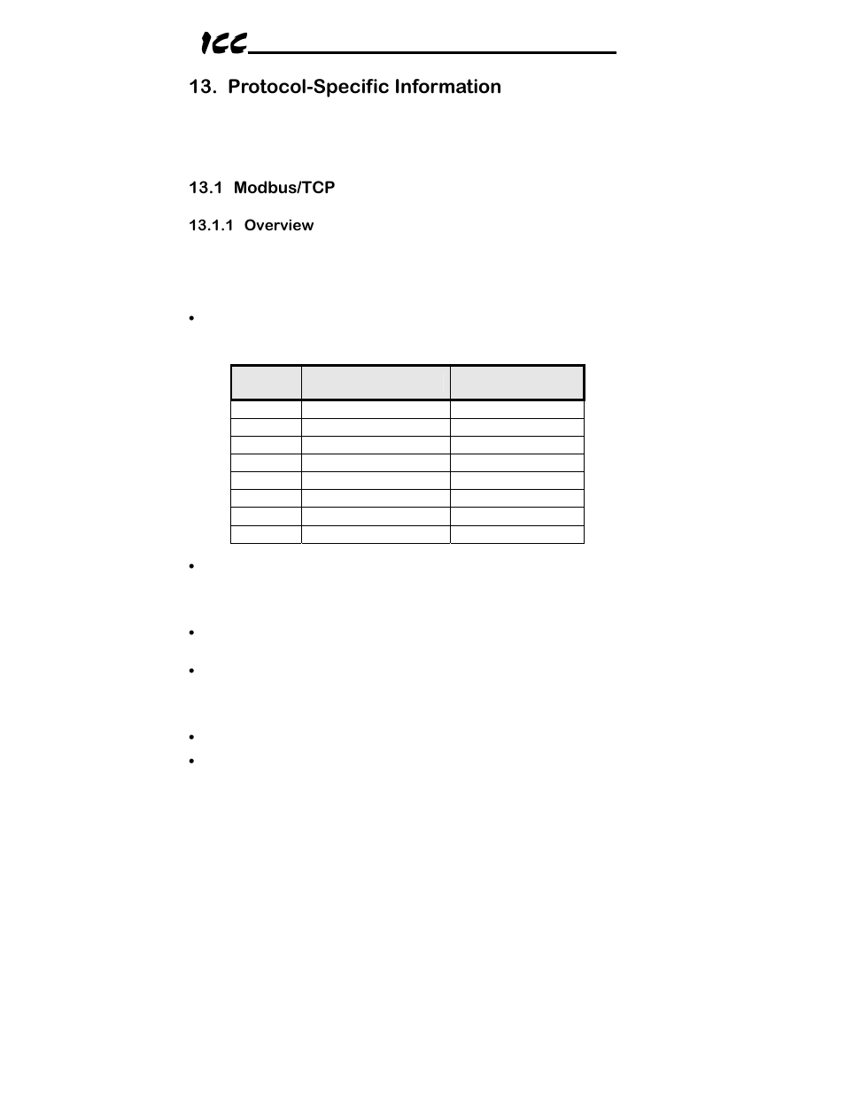Protocol-specific information | Toshiba ICC Multiprotocol Ethernet Interface ASD-G9ETH User Manual | Page 59 / 100