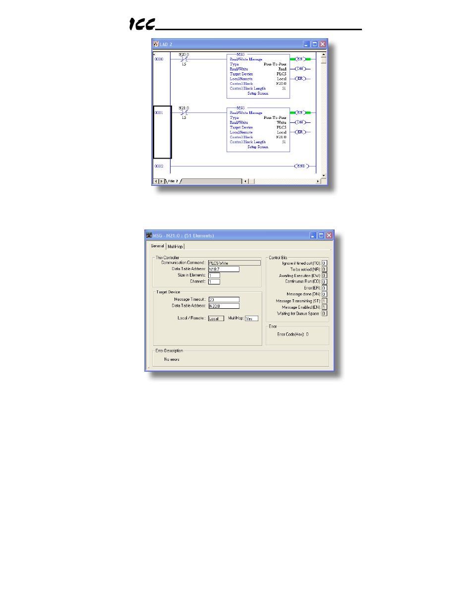 Toshiba ICC Multiprotocol Ethernet Interface ASD-G9ETH User Manual | Page 90 / 100