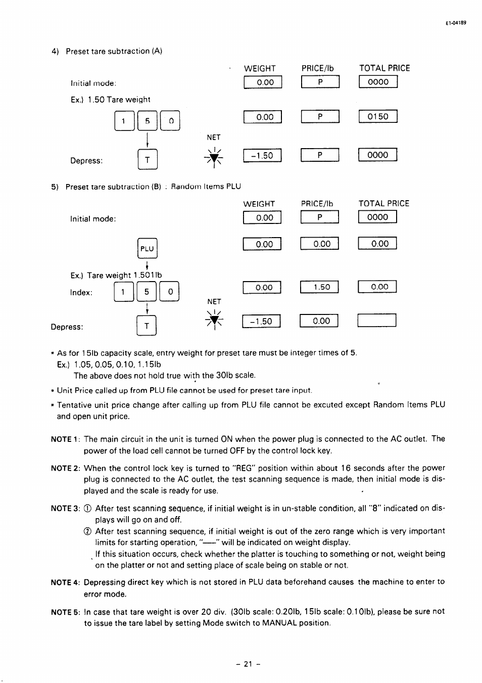 Toshiba TEC SL59 SERIES User Manual | Page 20 / 51