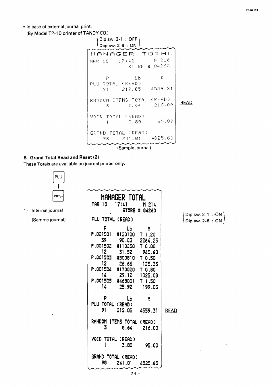 Hñnfiger totñl | Toshiba TEC SL59 SERIES User Manual | Page 23 / 51