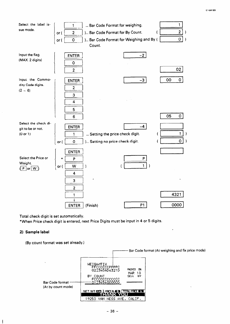 Thank yo | Toshiba TEC SL59 SERIES User Manual | Page 35 / 51