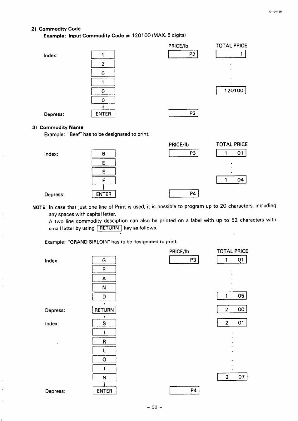 Toshiba TEC SL59 SERIES User Manual | Page 38 / 51