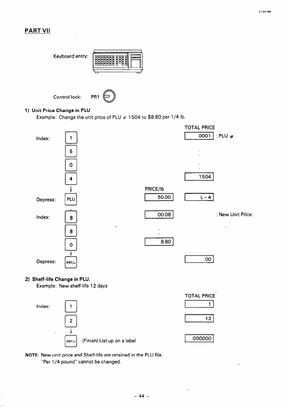 Toshiba TEC SL59 SERIES User Manual | Page 43 / 51