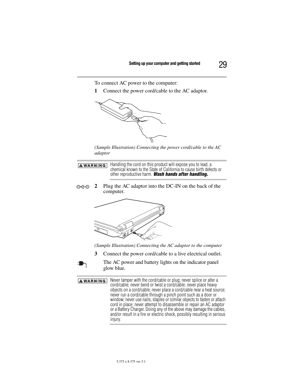 Toshiba M105 User Manual | Page 29 / 60