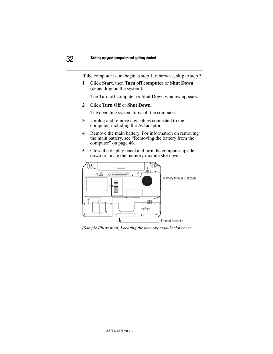 Toshiba M105 User Manual | Page 32 / 60