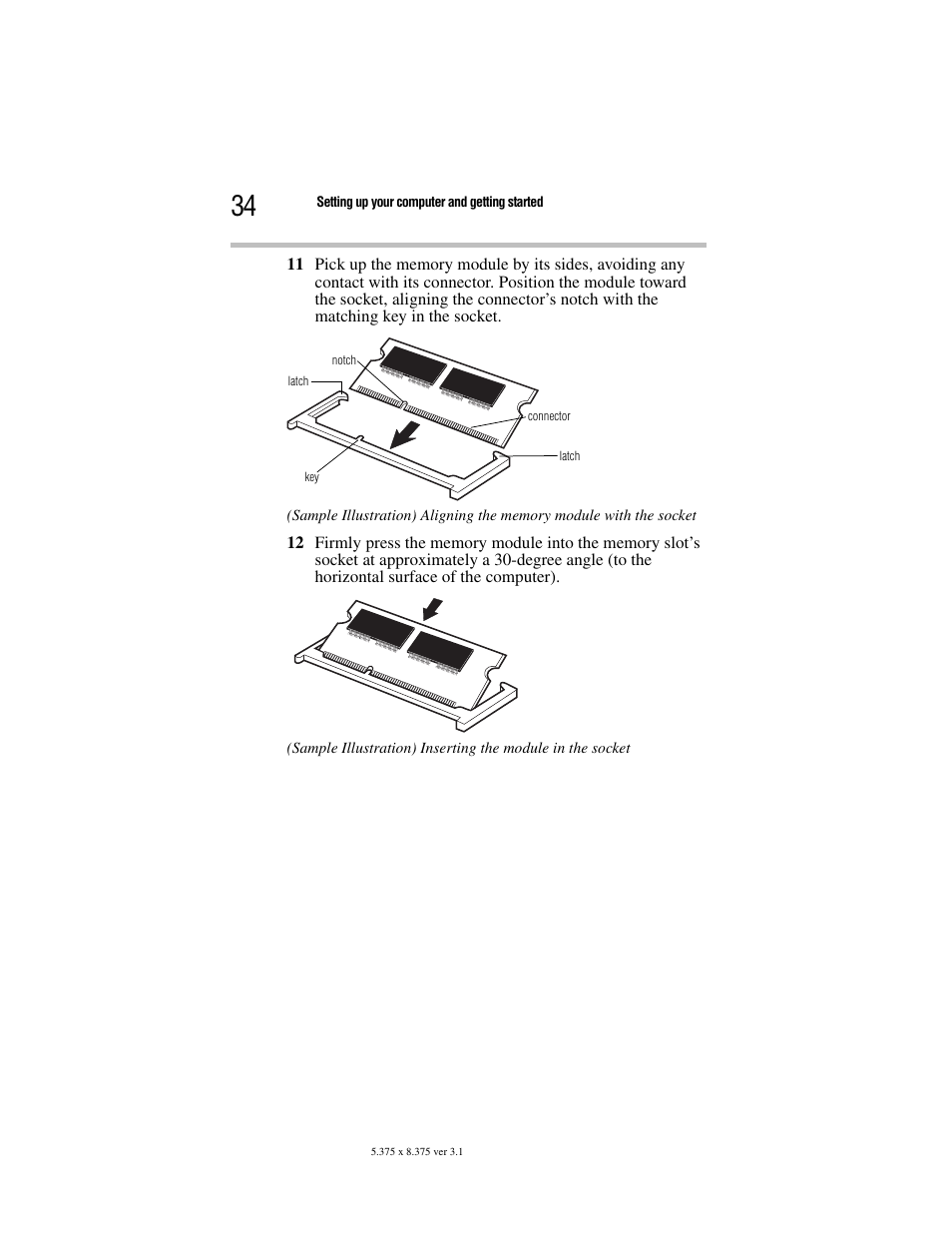 Toshiba M105 User Manual | Page 34 / 60