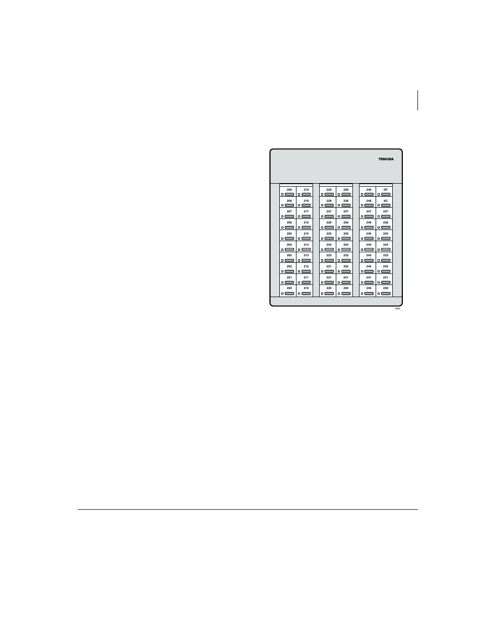 Dss console, Dss buttons, Dadm/dss console | Strata ctx dkt/ipt telephone 11/03 | Toshiba Strata CTX User Manual | Page 97 / 118