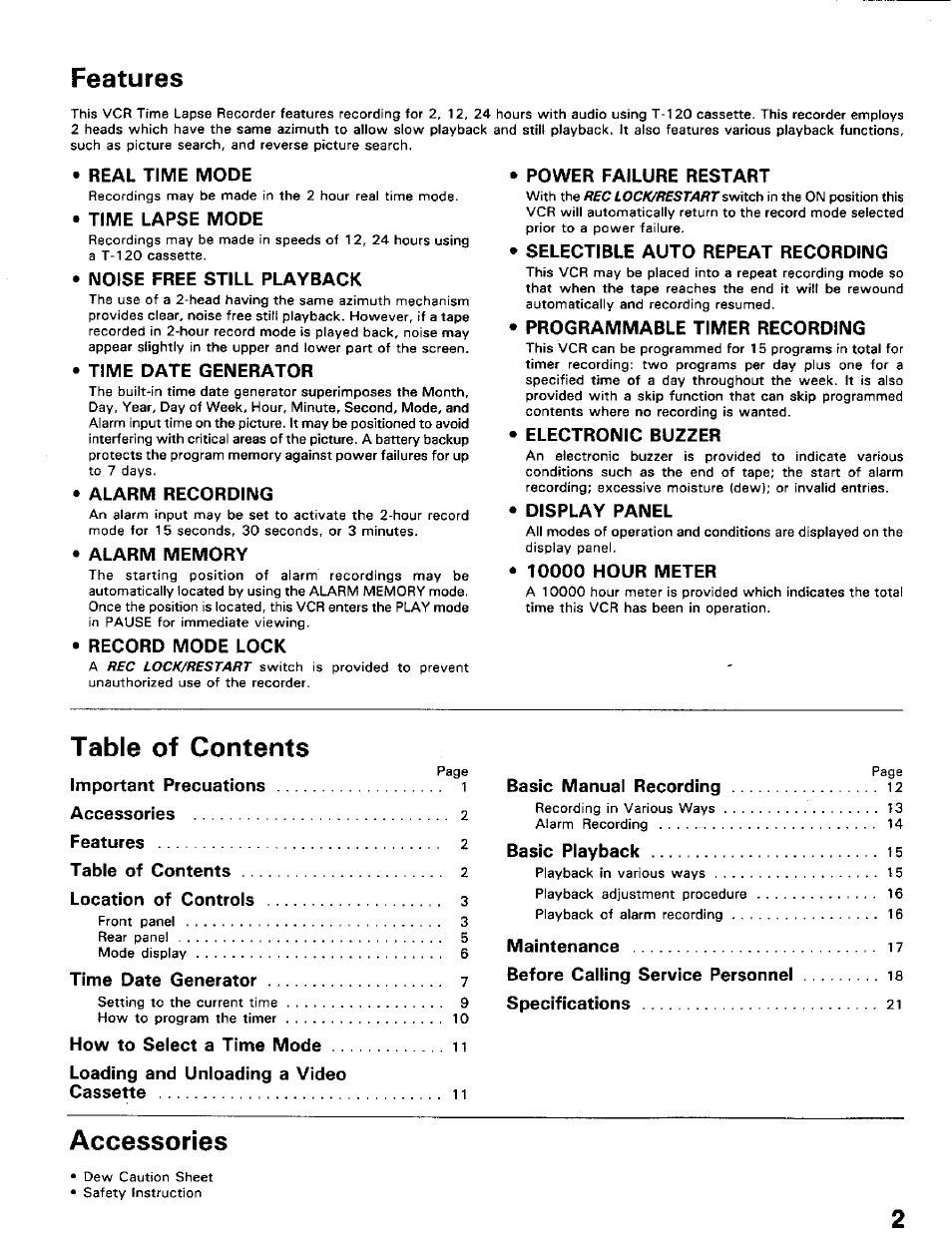 Toshiba KV-5024A User Manual | Page 3 / 20