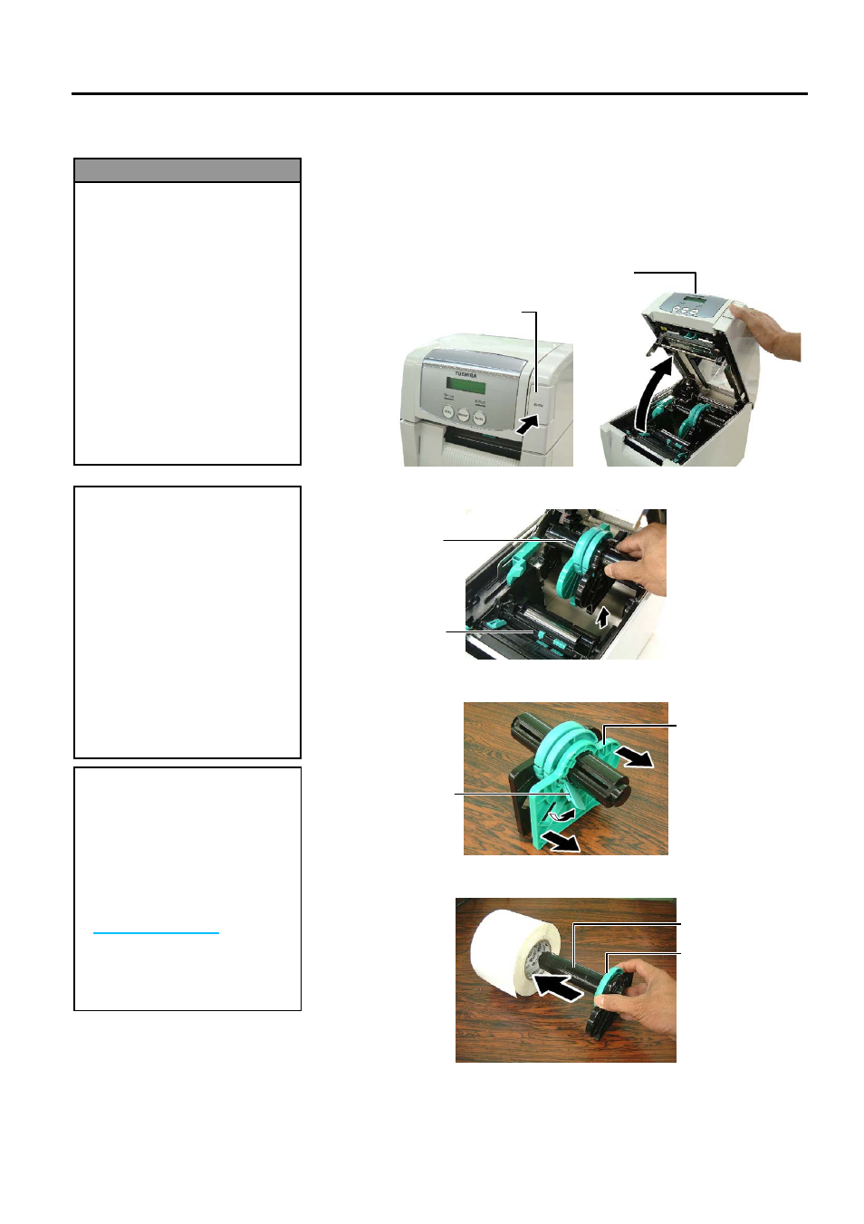 Loading the media, 3 loading the media | Toshiba B-SA4TP SERIES User Manual | Page 16 / 114