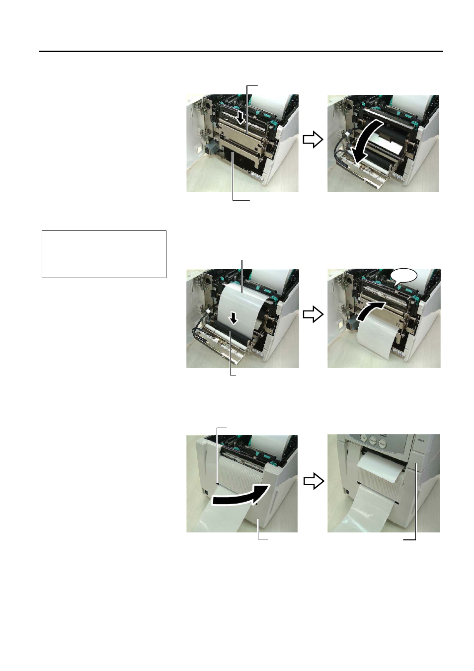 3 loading the media (cont.) | Toshiba B-SA4TP SERIES User Manual | Page 22 / 114