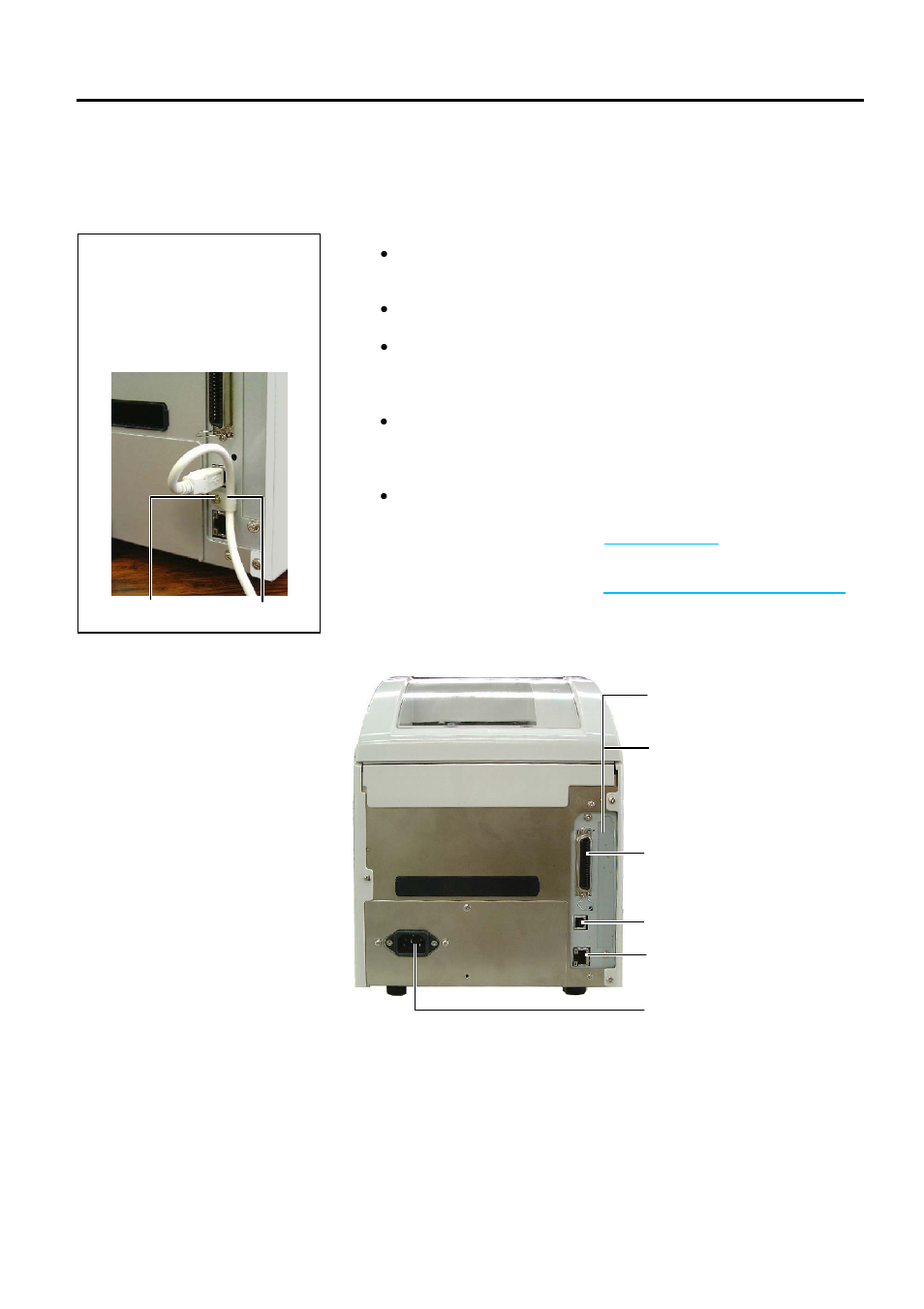 Connecting the printer to your host computer, 5 connecting the printer to, Your host computer | 5 connecting the printer to your host computer | Toshiba B-SA4TP SERIES User Manual | Page 27 / 114