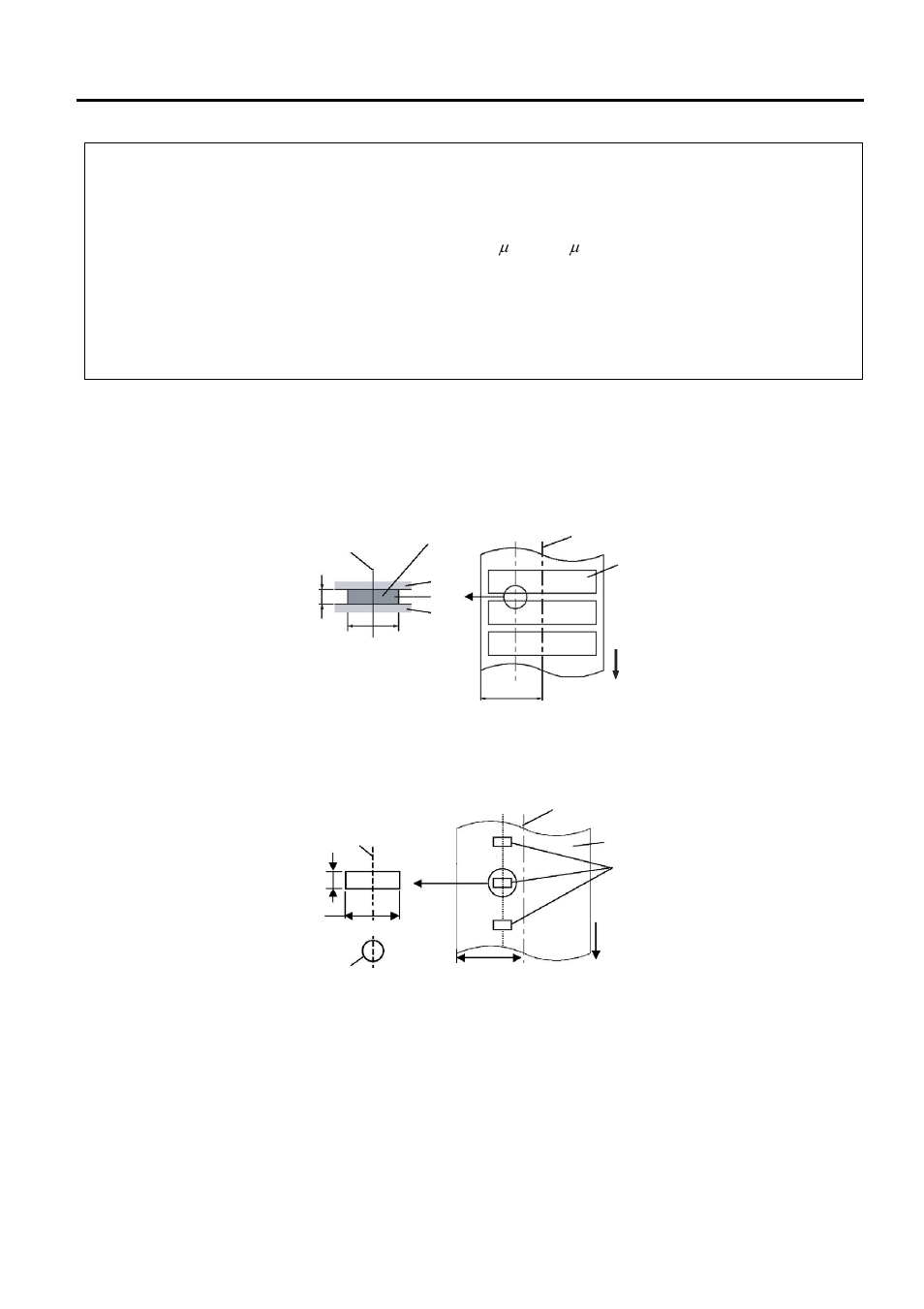 2 detection area of the transmissive sensor | Toshiba B-SA4TP SERIES User Manual | Page 92 / 114