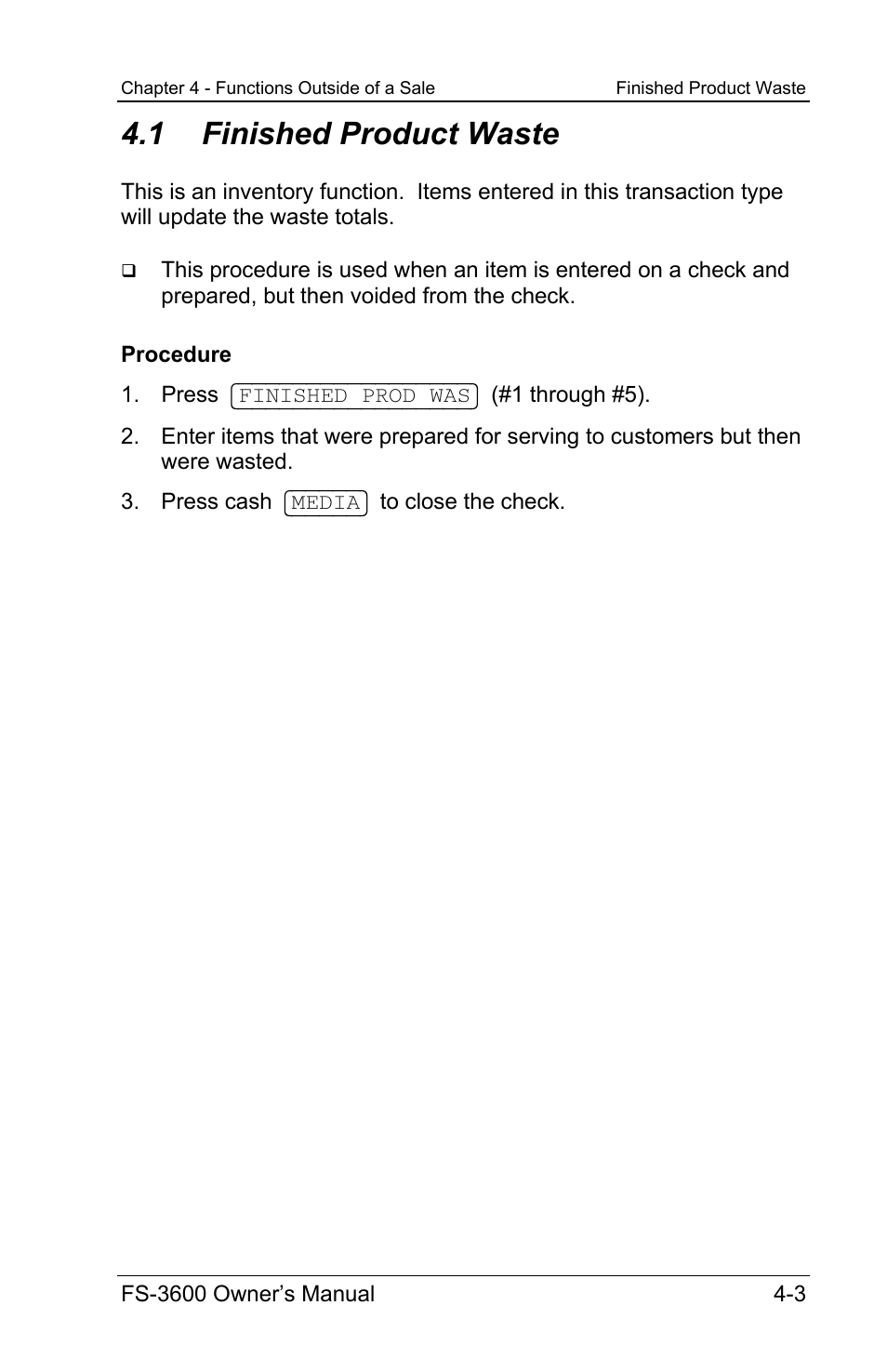 1 finished product waste | Toshiba TEC FS-3600 User Manual | Page 103 / 146