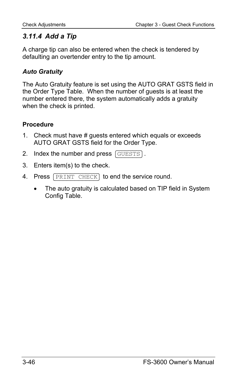 4 add a tip | Toshiba TEC FS-3600 User Manual | Page 86 / 146