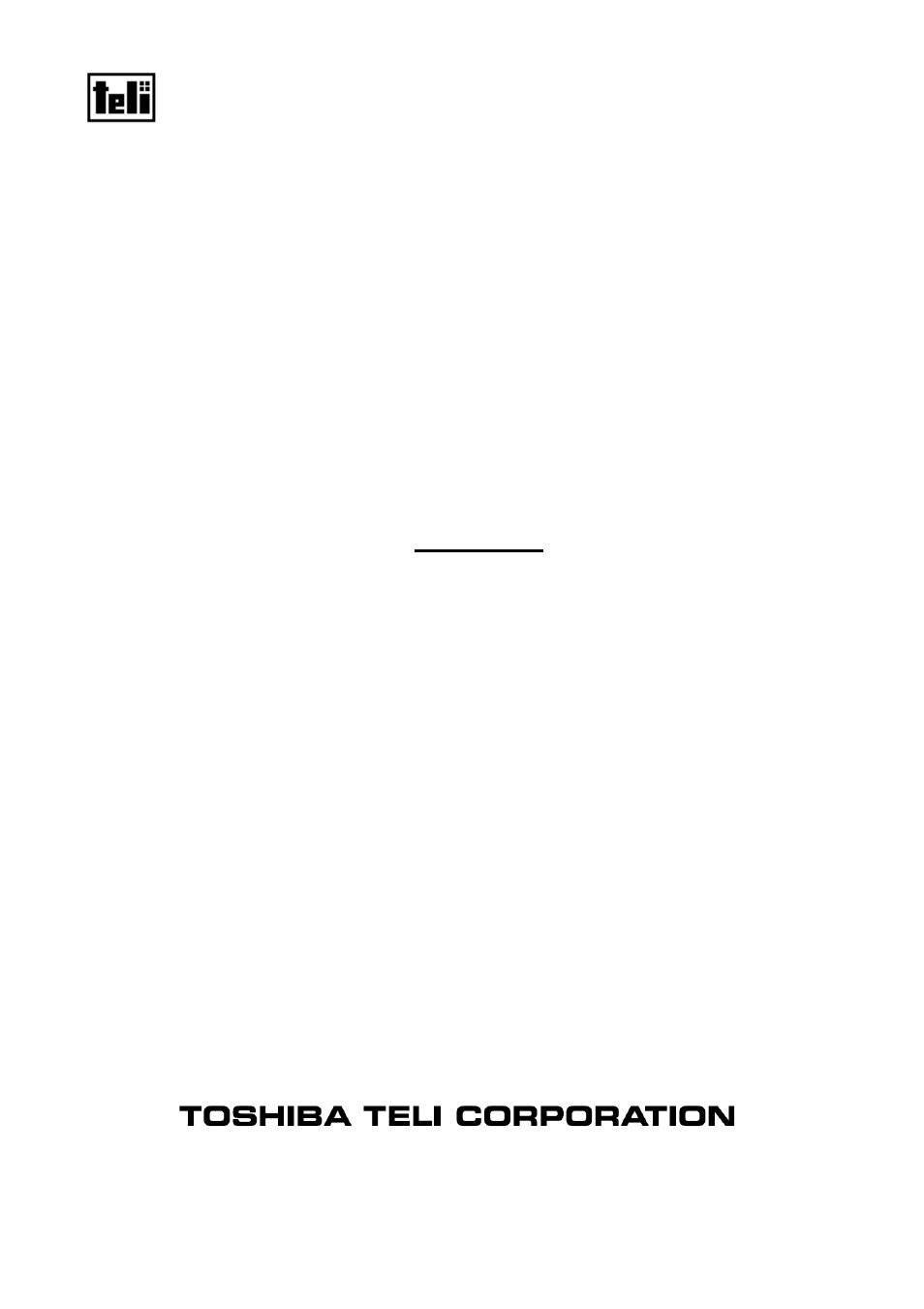 Toshiba TELI CS5260BD User Manual | 5 pages