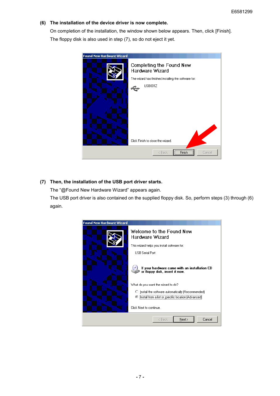 Toshiba USB001Z User Manual | Page 8 / 18