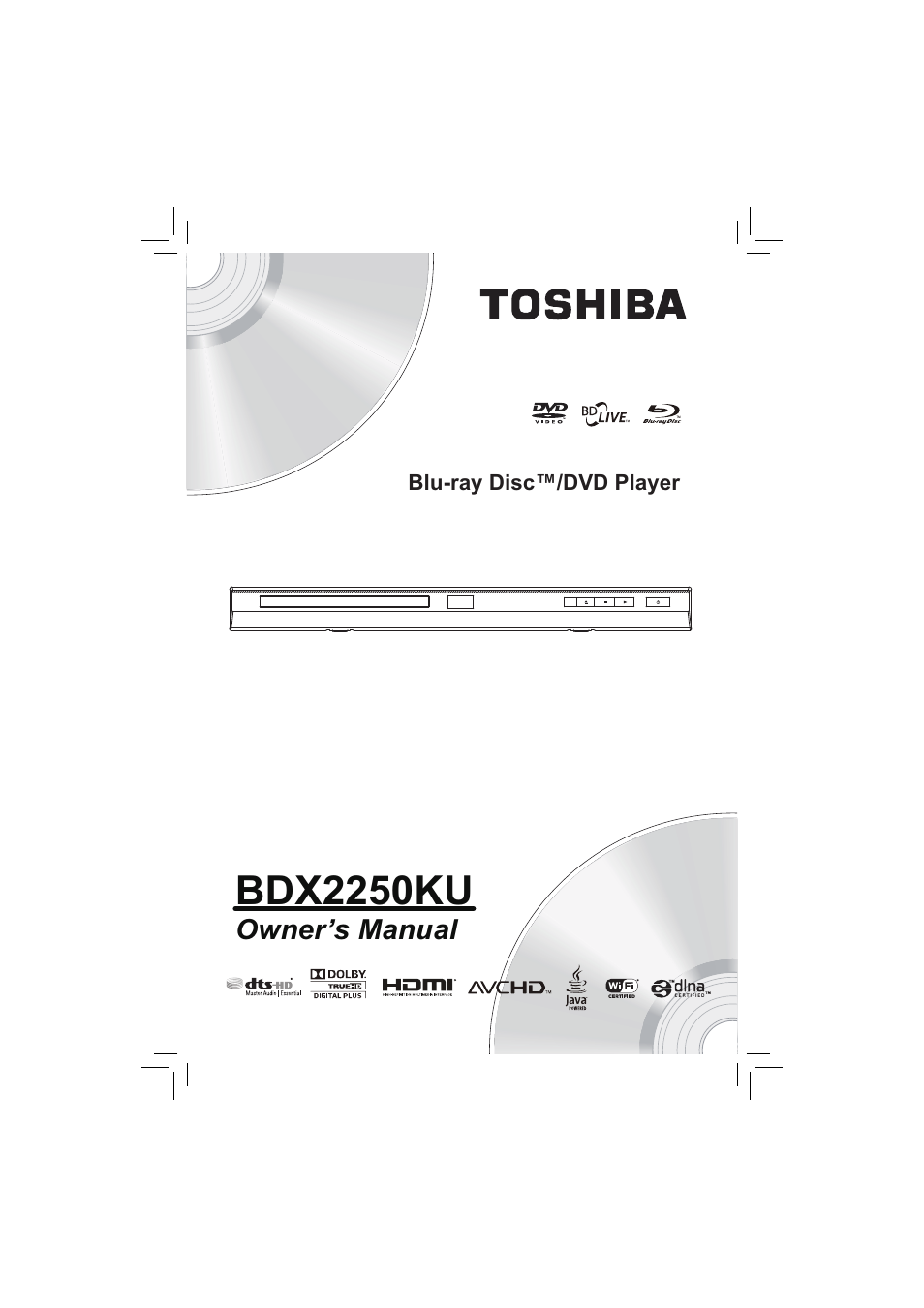Toshiba DISC BDX2250KU User Manual | 56 pages
