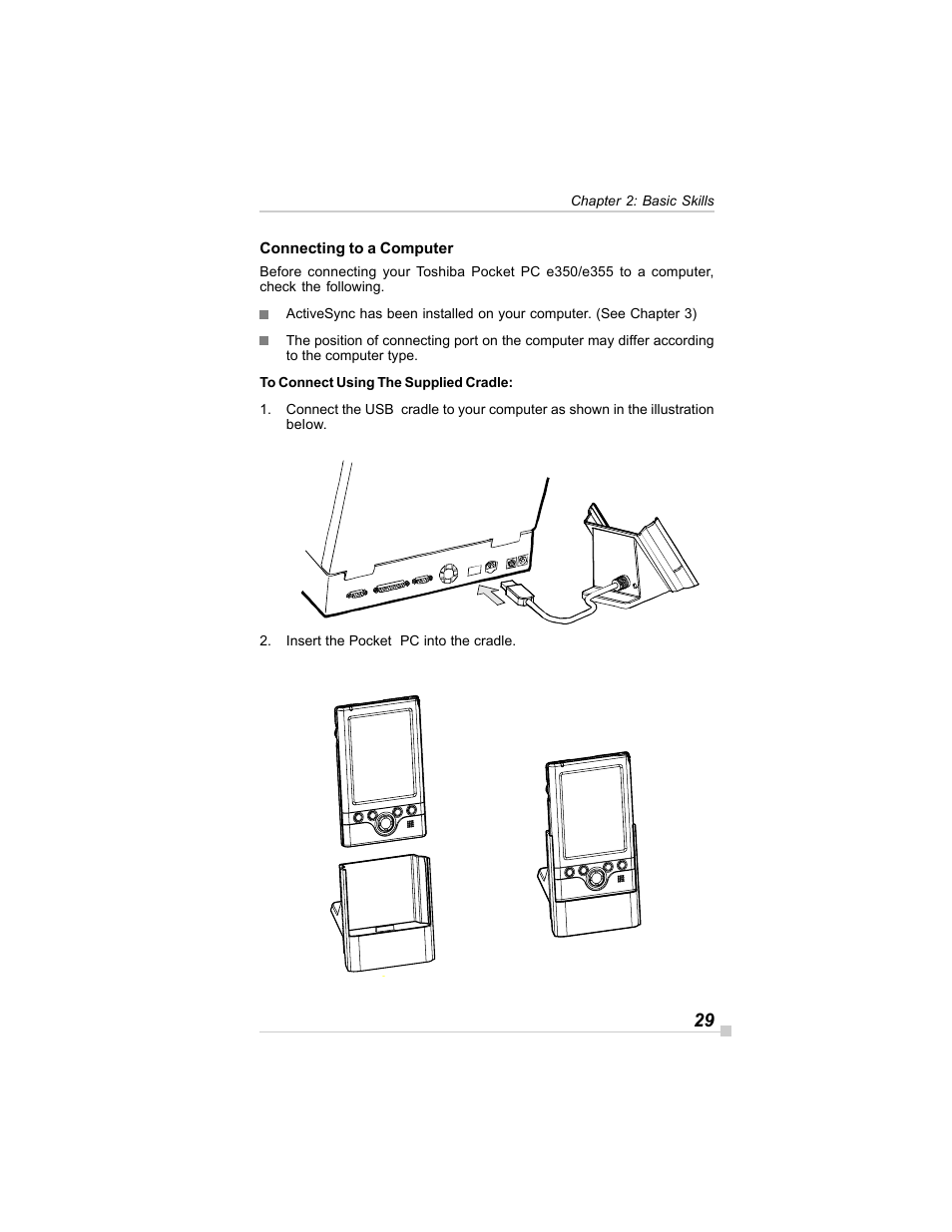 Toshiba E350/E355 User Manual | Page 29 / 116