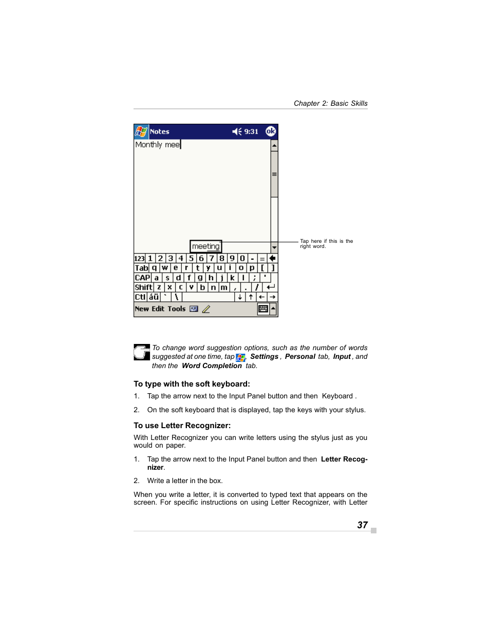 Toshiba E350/E355 User Manual | Page 37 / 116