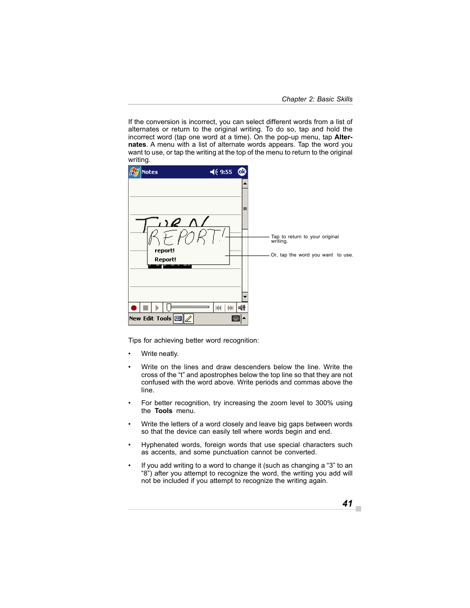 Toshiba E350/E355 User Manual | Page 41 / 116