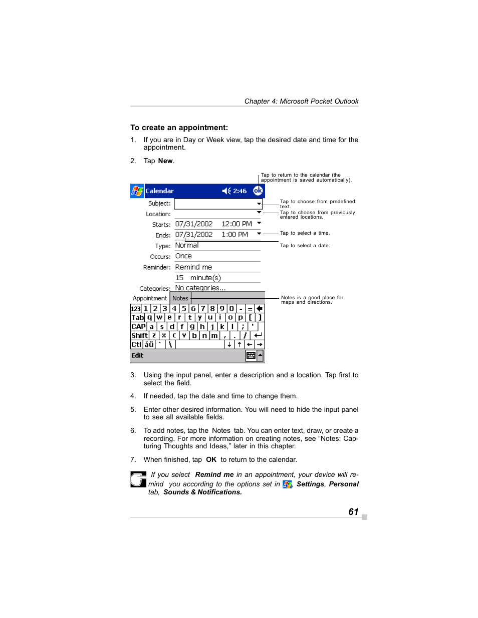 Toshiba E350/E355 User Manual | Page 61 / 116