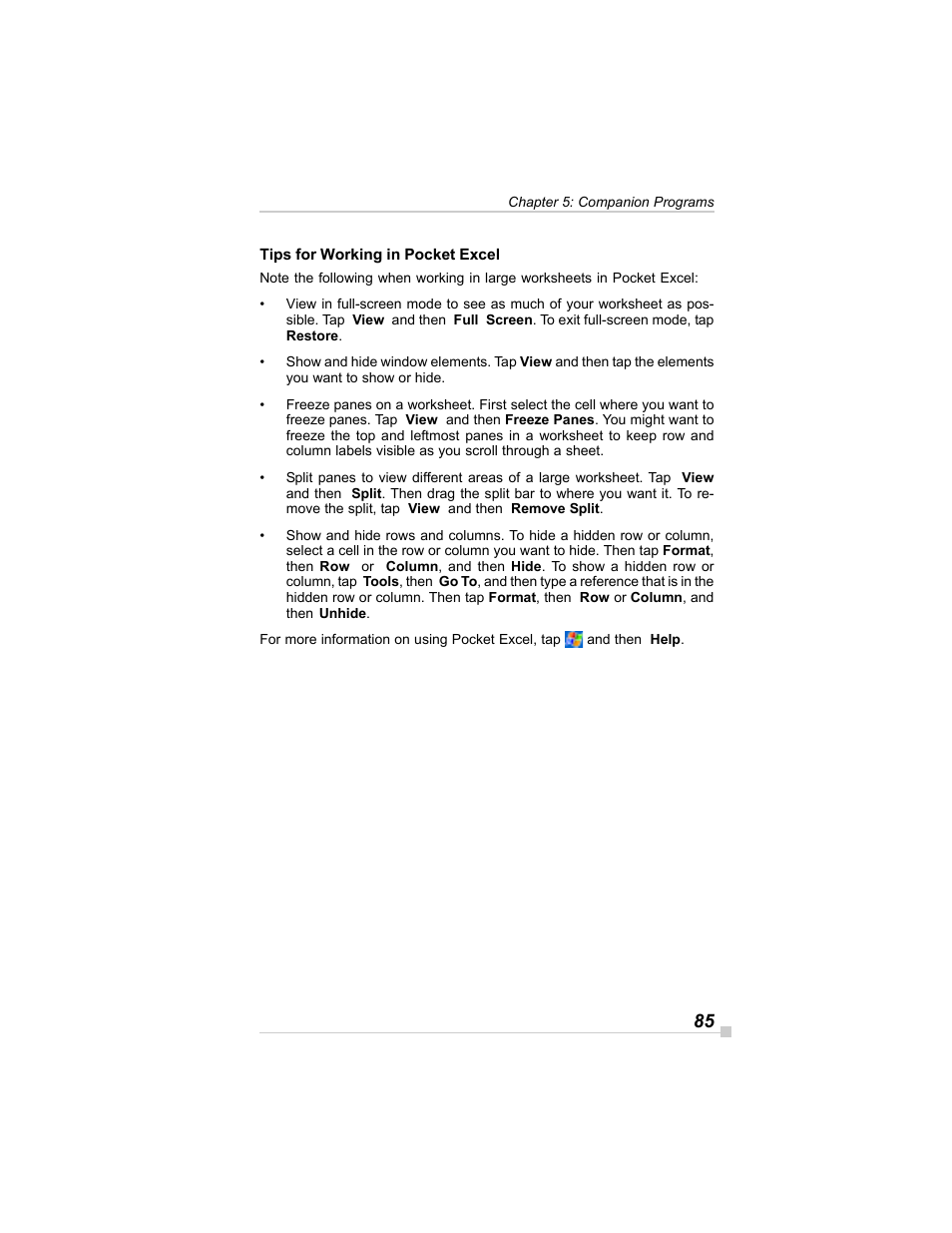 Toshiba E350/E355 User Manual | Page 85 / 116