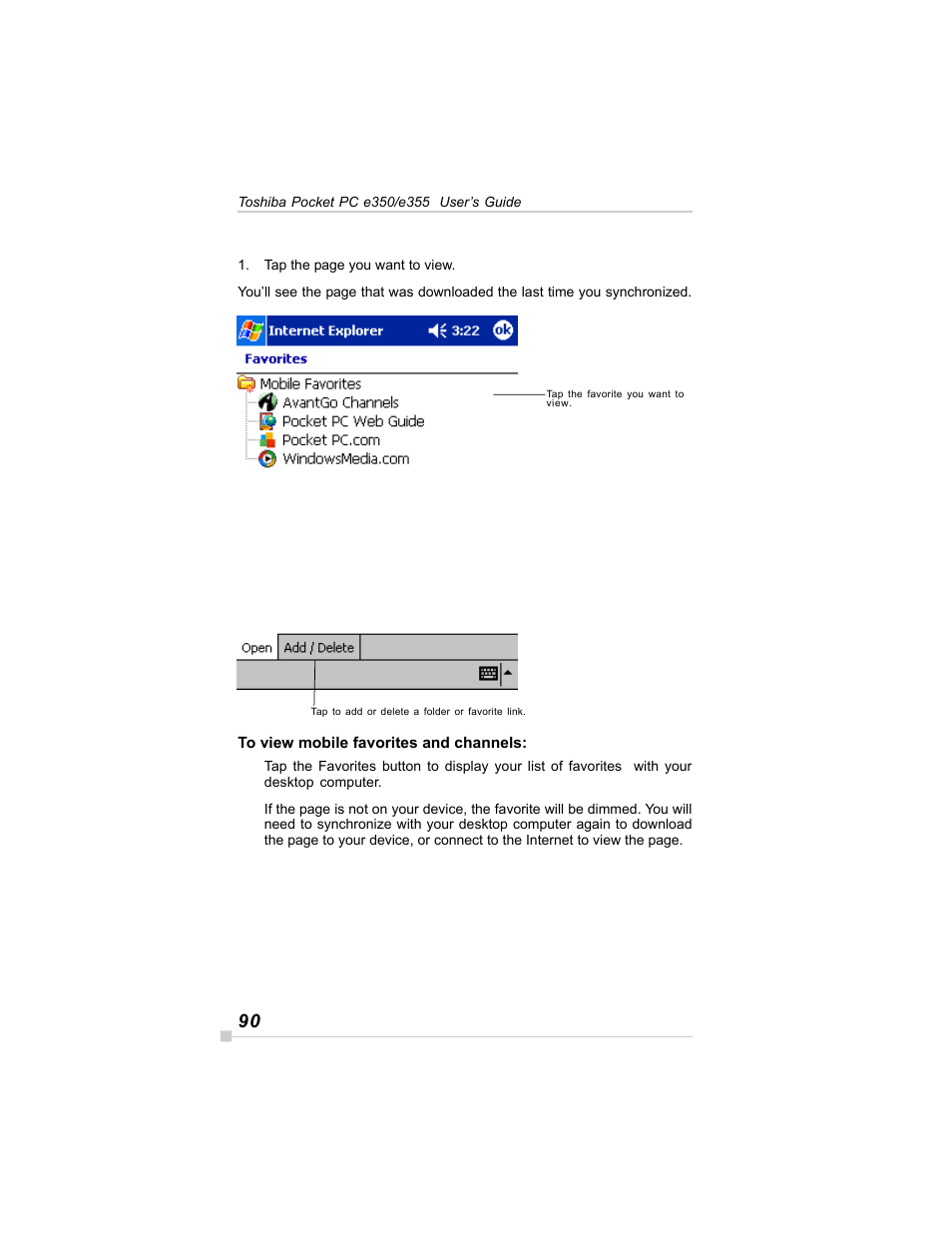 Toshiba E350/E355 User Manual | Page 90 / 116