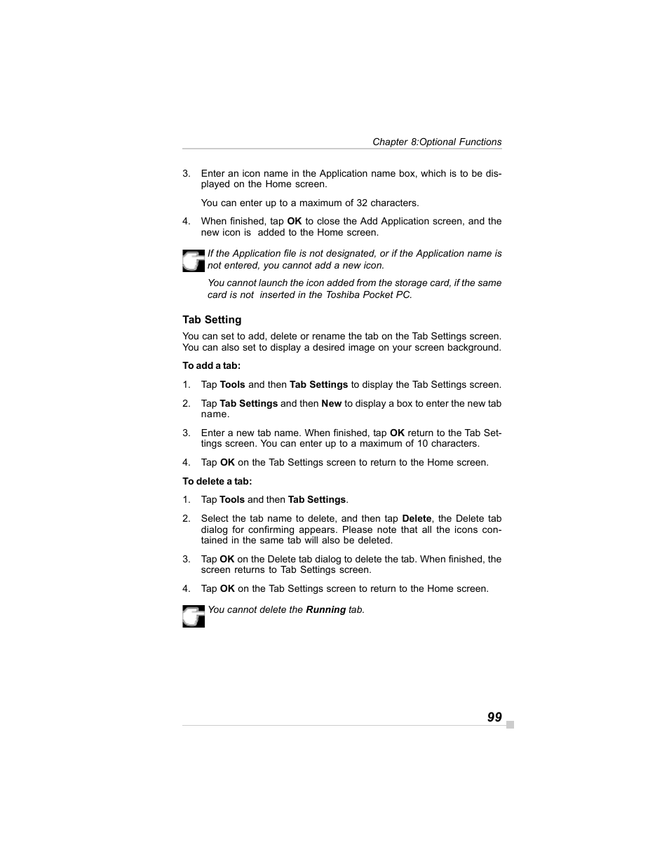 Toshiba E350/E355 User Manual | Page 99 / 116