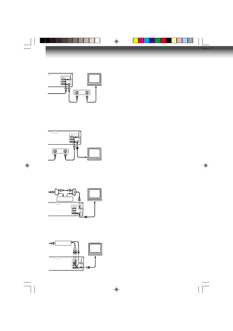 Connections (continued), 12 this set-up will enable you to, You will need to | This set-up will enable you to, Tv/vcr, I.select, Press, So that the vcr display shows “l1 | Toshiba W-608 User Manual | Page 12 / 47