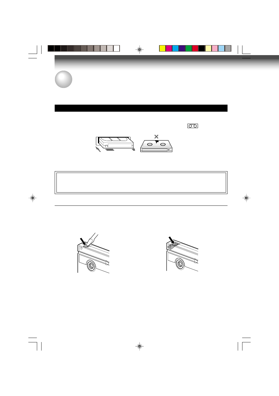 Video cassette use | Toshiba W-608 User Manual | Page 18 / 47