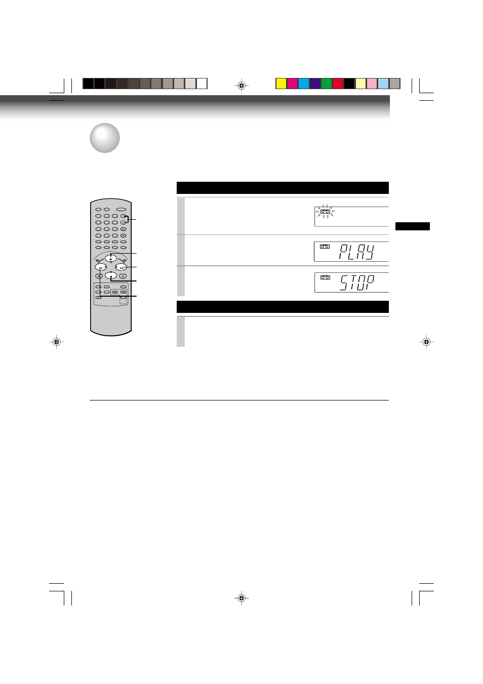 Playback, Basic playback, Double speed playback | Adjusting the tracking, Load a recorded cassette, Press play to start playback | Toshiba W-608 User Manual | Page 19 / 47