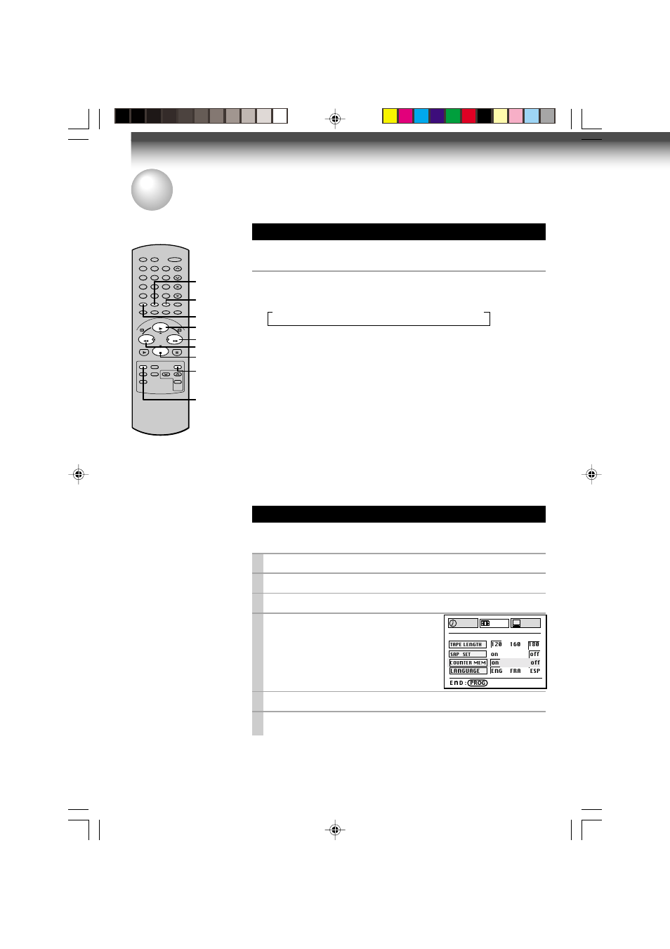 Useful functions in tape operation, Tape remaining time, Counter function | Toshiba W-608 User Manual | Page 22 / 47