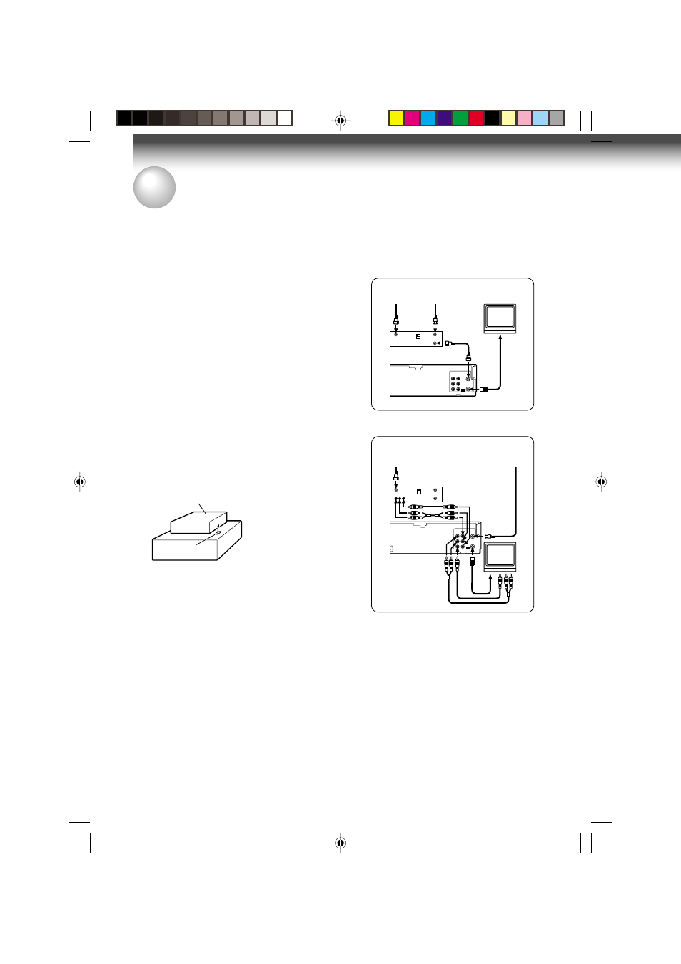 Dss satellite receiver set-up, Satellite receiver set-up, Satellite receiver control | Placing the dss, Satellite receiver, Connection type | Toshiba W-608 User Manual | Page 36 / 47