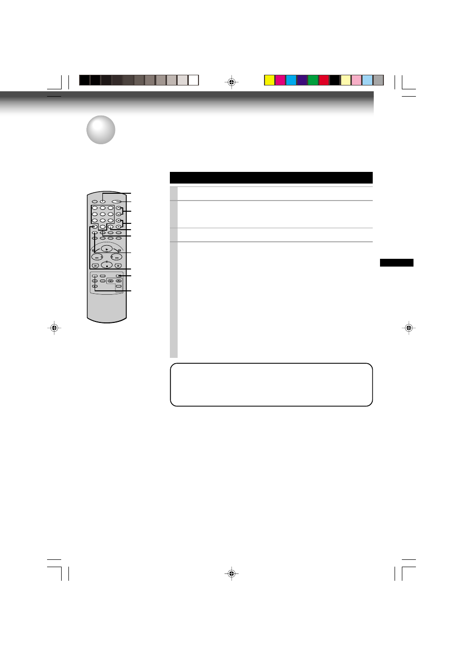 Additional information, Multi brand remote control, Setting control codes | Toshiba W-608 User Manual | Page 41 / 47