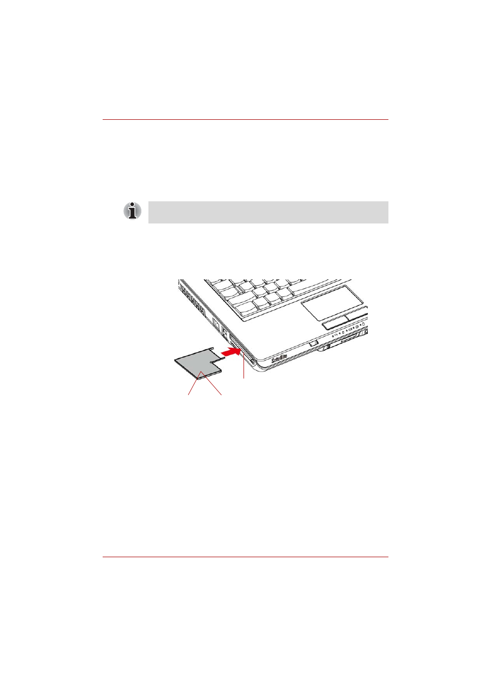 Pc card/expresscard, Pc card/expresscard -2, Installing a pc card/expresscard -2 | Installing a pc card/expresscard | Toshiba SATELLITE PRO L300D User Manual | Page 127 / 187