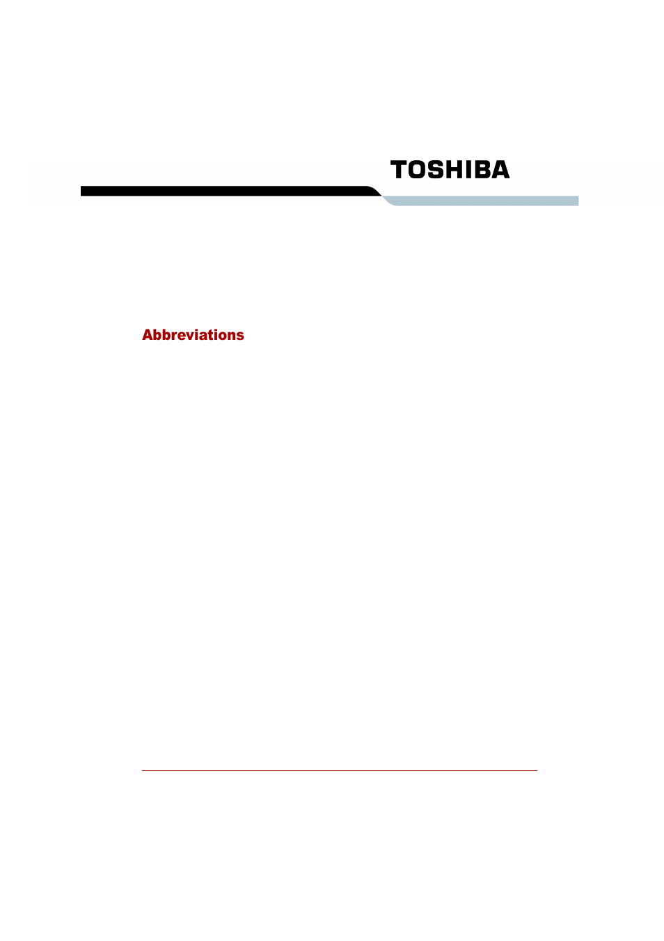 Glossary, Abbreviations | Toshiba SATELLITE PRO L300D User Manual | Page 171 / 187