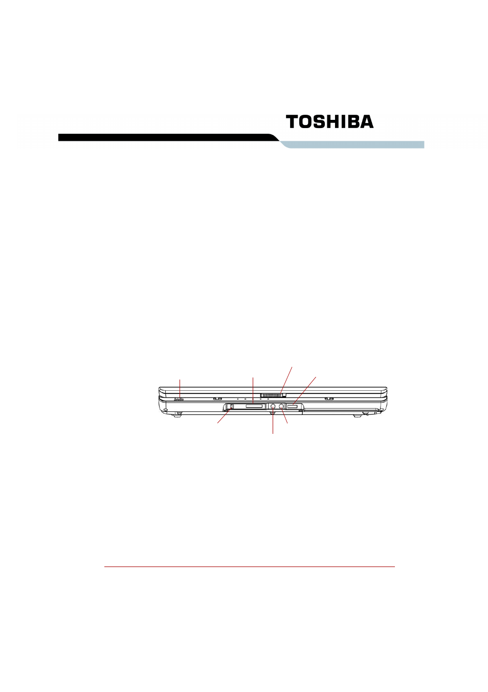 Chapter 2, The grand tour, Front with the display closed | Front with the display closed -1 | Toshiba SATELLITE PRO L300D User Manual | Page 45 / 187