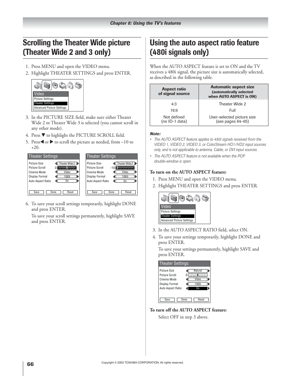 Toshiba 51H93 User Manual | Page 66 / 100