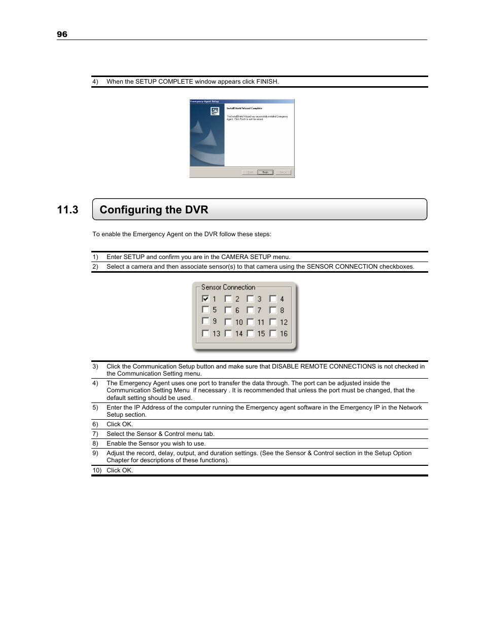 3 configuring the dvr | Toshiba SURVEILLIX KV-KLR User Manual | Page 108 / 124