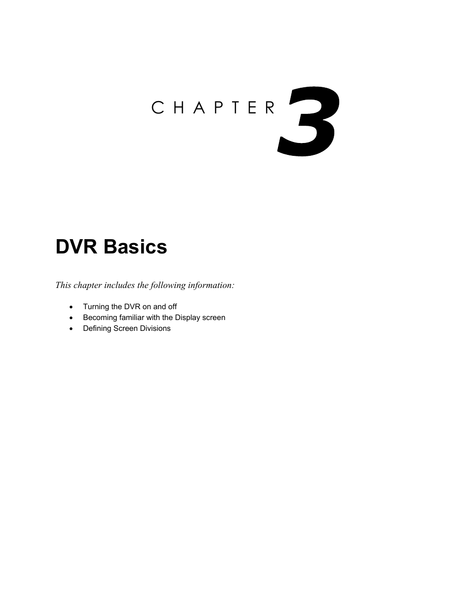 Dvr basics | Toshiba SURVEILLIX KV-KLR User Manual | Page 28 / 124