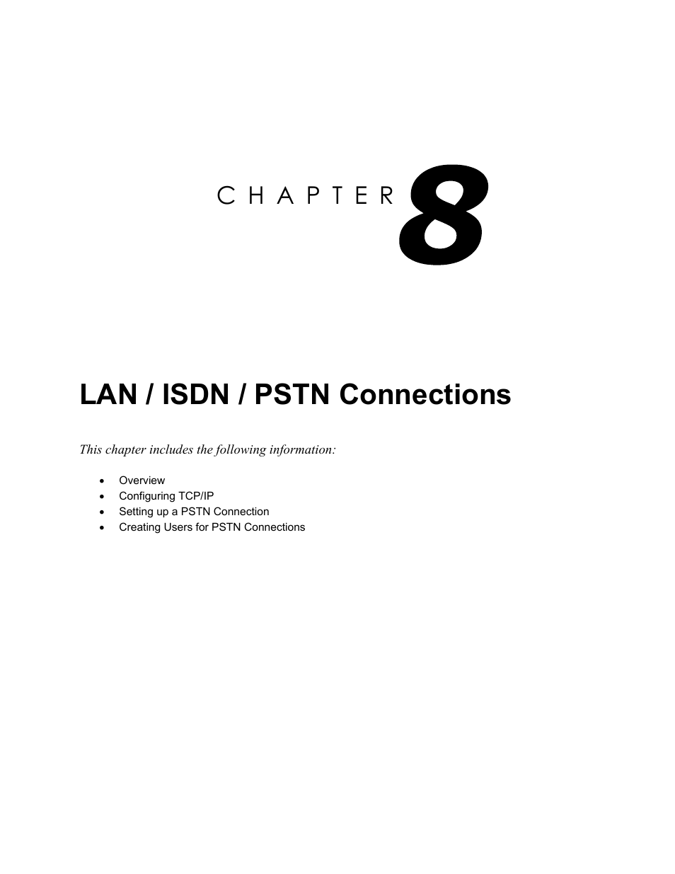 Lan / isdn / pstn connections | Toshiba SURVEILLIX KV-KLR User Manual | Page 93 / 124