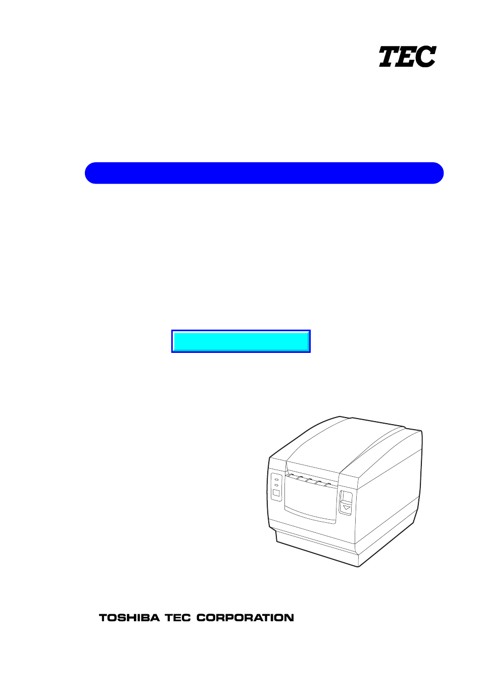 Toshiba TEC TRST-56 SERIES User Manual | 24 pages